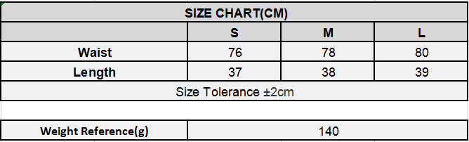 size of crochet swim skirt